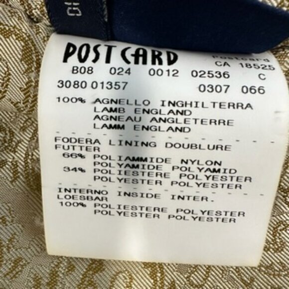 Post Card Leather Jacket US 8 - Picture 12 of 14